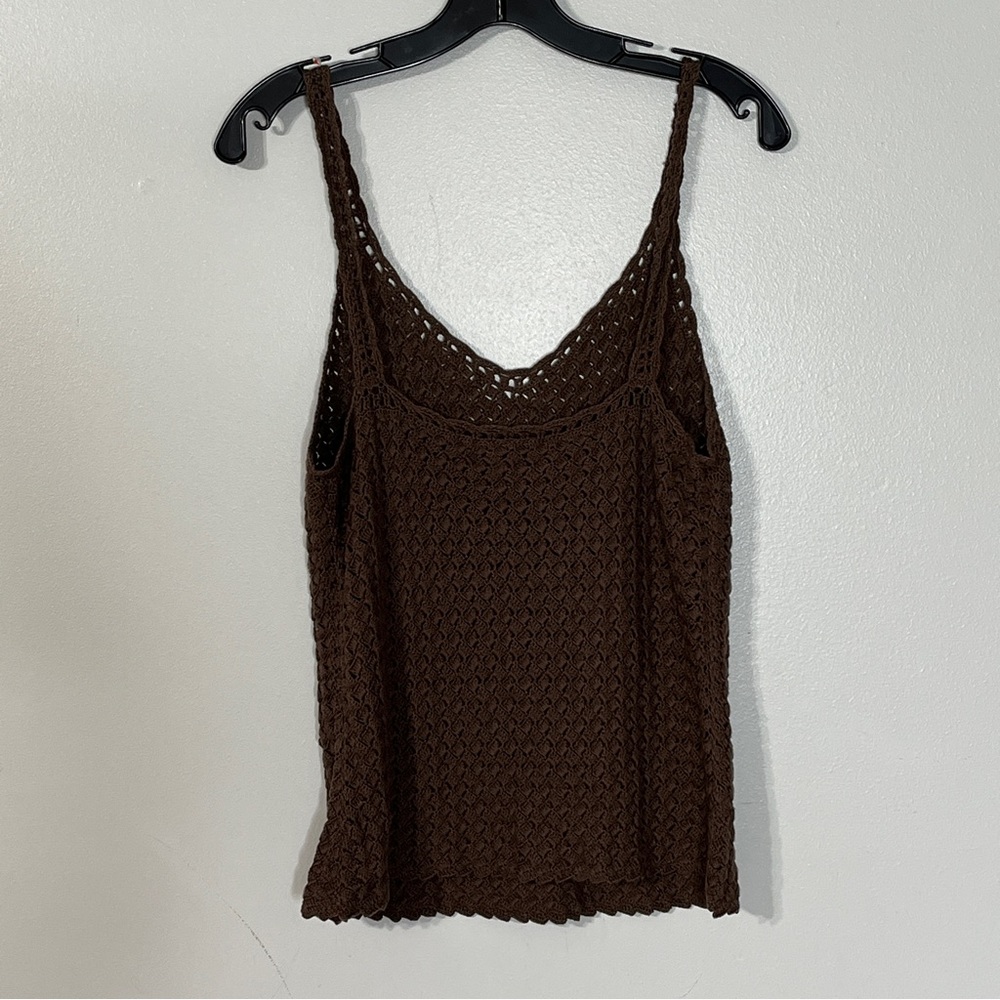 Lauren Ralph Lauren Crotchet V-Neck Sweater Tank Top - Picture 3 of 5